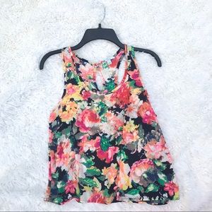 💐 Floral Flowy Tank Top Business casual